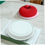 Mousse Cake Molds Round Beaded Design Cake Mold Non-Stick Easy Release Washable Reusable Silicone Mould for Baking Pastries, French Dessert, Mold, Mousse Molds