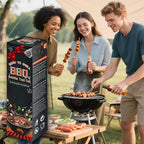 7pcs Barbecue Grill Utensils Set, Stainless Steel BBQ Tools for Outdoor Grill, Professional BBQ Accessories for Outdoor Grill, Grilling Gifts for Men, Dad, BBQ Lovers