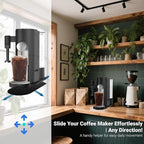 Sliding Pad for Ninja Single Serve Coffee Maker PB051 and PB041, Espresso Mat Fit for Ninja Coffee Maker Mat PB051/PB041 - Smooth Glide, Perfectly Conform to the Base