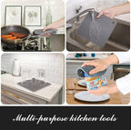 Joyhalo Trivets for Hot Dishes - Hot Pads for Kitchen, Silicone Pot Holders for Hot Pots and Pans, Silicone Mats for Kitchen Countertops, Table, Flexible Easy to Wash and Dry