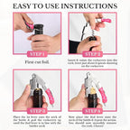 Waiters Corkscrew Wine Opener - Double-Hinged Fulcrum 3-In-1 Cork Screw Wine Bottle Opener Heavy Duty Stainless Steel & Resin Flamingo. Serrated Foil Cutter. Beer Opener. Magnetic Gift Box