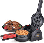 Presto 03512 Stuffler Stuffed Waffle Maker,Belgian,Large,Black,(Pack of 2)