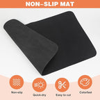 Top Mat for Ninja Luxe Espresso Coffee Machine ES601 Waterproof Heat-Resistant, Coffee Mat for Countertops Accessories Fit Under Coffee Machine Drying Mat, Bar Mats Accessories for Ninja Cafe