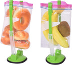 Baggy Rack - (8 Pack),Food Storage Bags Clip, For Food Prep Bag/Plastic Freezer Bag/Ziploc Bag Holder Stand,Meal Planning/prep Bag Holders.MONOTONOUS