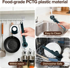 2Pcs Coffee Scoop & Funnel for Reusable K-Cup Pods, 2Tbsp Dosing Spoon, 51mm Espresso Tamper, BPA-Free PCTG, Dishwasher Safe, for Espresso Machines, Coffee/Protein Powder, Jade Green, 2 Models A&B