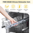 Tomorotec Triangle Roll-Up Dish Drying Rack - Small Foldable Silicone Coated for Sink Corner, Stainless Steel Over Sink Organizer, Drainer Caddy for Multipurpose Kitchen Storage (Gray)