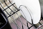 Neat-O Deluxe Chrome-Plated Steel Small Dish Drainers (Black)