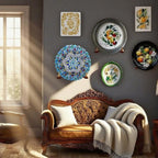 Acacia Wood Plate Hangers for The Wall Decorative Plate Holder for 6-16 Inch Plates, Bowls and Artwork plate wall hangers for display