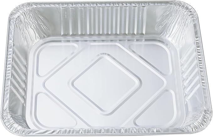 Waytiffer Aluminum Pans 9x13 Disposable Foil Pans (20 Pack) Half Size Deep Steam Table Pans Heavy Duty Extra Thick for Baking, Cooking, Roasting, Heating, Serving & Lining Steam-Table Trays