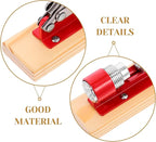 Generic Mechanical Walnut Nutcracker Clamp, Multipurpose Household Nut Opener Tool with Non-slip Handle, Red Metal Shell Cracker for Walnuts and Pecans, Kitchen Specialty Gadget for Easy
