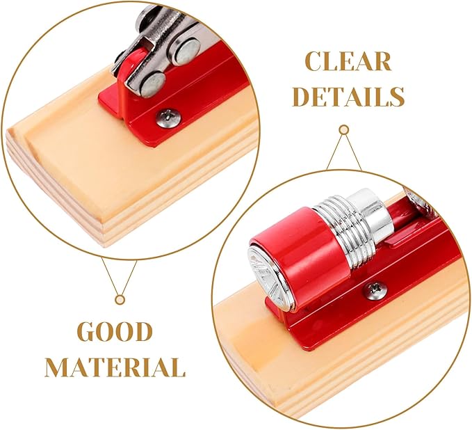 Generic Mechanical Walnut Nutcracker Clamp, Multipurpose Household Nut Opener Tool with Non-slip Handle, Red Metal Shell Cracker for Walnuts and Pecans, Kitchen Specialty Gadget for Easy