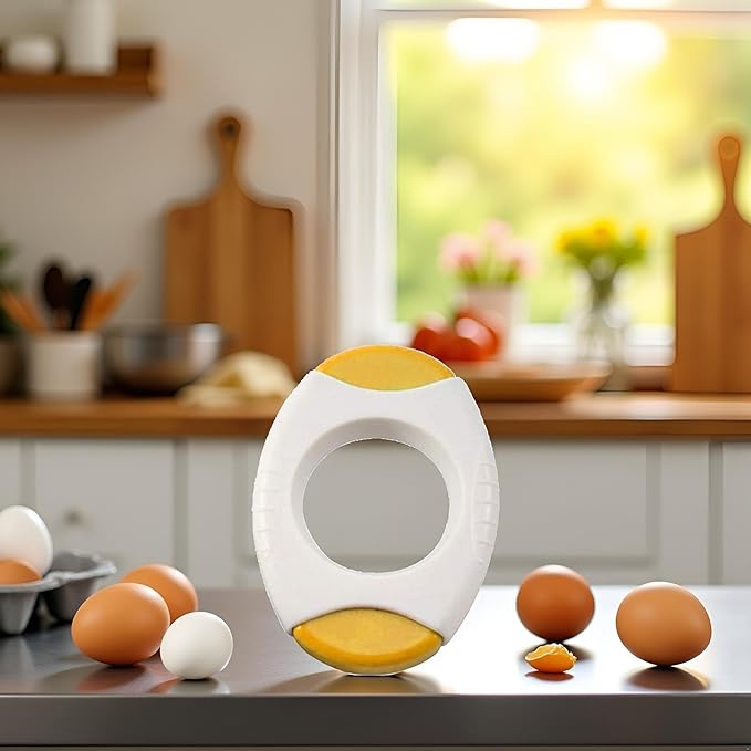 Yellow Egg Shell Opener Egg Topper Cutter Egg Cracker Separator for Quickly Cutting Off The Tops of Eggs Egg Shell Scissors Opener Kitchen Gadgets Tools, Specialty Tools and Gadgets
