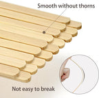 500Pcs Bamboo Coffee Stirrers Individually Wrapped – Coffee Stir Sticks 5.5 Inch, Stir Sticks For Coffee Bar, Disposable Stir Sticks for Coffee and Cocktail