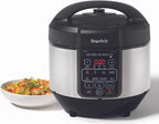 Starfrit Electric Pressure Cooker - 8L Capacity - Steam Tray, Measuring Cup & Spatula - 11 Preset Cooking Functions