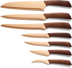 Hampton Forge Raintree Copper 13 Piece Block Set, Brown/Wood