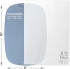 TPU Cutting Board Set of 2 11" x 16" with Handle Juice Groove - Flexible Cutting Mats for Kitchen, Knife Friendly Non-Slip Chopping Board, Scratch Resistant Blue Gray