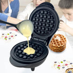 Mini Waffle Maker Electric waffle iron Nonstick Chaffle Maker for Kids 600W