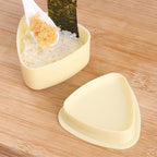 Onigiri Mold Triangle, 3 Pieces Musubi Press Mold Rice Ball Makers, Triangle Sushi Maker for Bento or Japanese Boxed Meal Musubi Press by HAGBOU (Beige)