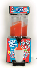 iscream Genuine ICEE Brand Counter-Top Sized ICEE Slushie Maker - Spins Your Pre-Chilled Ingredients with Your Ice into ICEE Slushies!