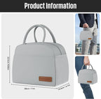 douyadady Lunch Bag Women/Men Lunch Box Women/Men (grey)