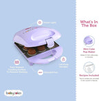 Babycakes Mini Cake Pop Maker by Select Brands - Easy-to-Use Machine - Recipes Included - Non-Stick Coating, Non-Skid Feet & Power Light - Makes 9 Cake Pops