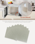 10 PCS Waveguide Cover, Universal Mica Sheet for All Microwave Oven, Cut to Size, 150X120mm, 10 Pack