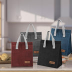 12 Pack Lunch Bag for Men & Women, Reusable Insulated Lunch Tote Bags, Waterproof Cooler Lunch Bag, Leak-Proof Portable Lunchbox with Large Capacity for School Office Picnic Travel, 4 Color