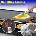 Raclette Grill, Raclette for 8 People, 1300W Electric Grill with 1 Reversible Non-stick Grill Pan & 8 Mini Raclette Cheese Pans & 1 Wooden Spatula, for Indoor Family Barbecue & Party