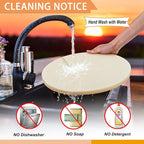 15" Round Pizza Stone for Grill Oven, Heavy Duty Cordierite Baking Stone Cooking Pan, Durable Large Pizza Grilling Stone, Ideal for Grilling Baking Several Sizes of Pizzas