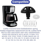Coffee Maker Brewing Basket Spring Loaded Stopper Replacement Kit, 990117900 990237500 Replacement Parts Fits for Mr. Coffee, Black and Decker, Hamilton Coffee Maker(2 Pack)