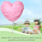 50Pcs Cotton Candy Sticks Cones, 13.78 Inch Random Color Candy Supplies, Paper Straws, Cones for Birthdays, Weddings, Holiday Parties, Candy Making