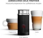 Nespresso Vertuo Coffee and Espresso Maker by Breville Aeroccino, Chrome