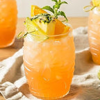 Tiki Glasses Set of 6-16 oz Cocktail Drinking Glasses - Water Glassware - Drinkware for Juice Iced Coffee - Hawaii Pool Beach Party Cups