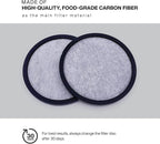 12-Pack Replacement Charcoal Water Filter Discs for Mr. Coffee Brewers Coffee Machines