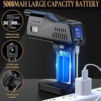 Cocktail Bubble Smoke Gun, One Key Operation, Handheld, with 1.4 Inch Color Screen, for Bartenders, Bar, Party, Wine, Drinks, Coffee