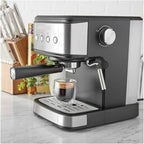 Espresso Maker 1.5L Capacity Coffee Machine with Milk Frother