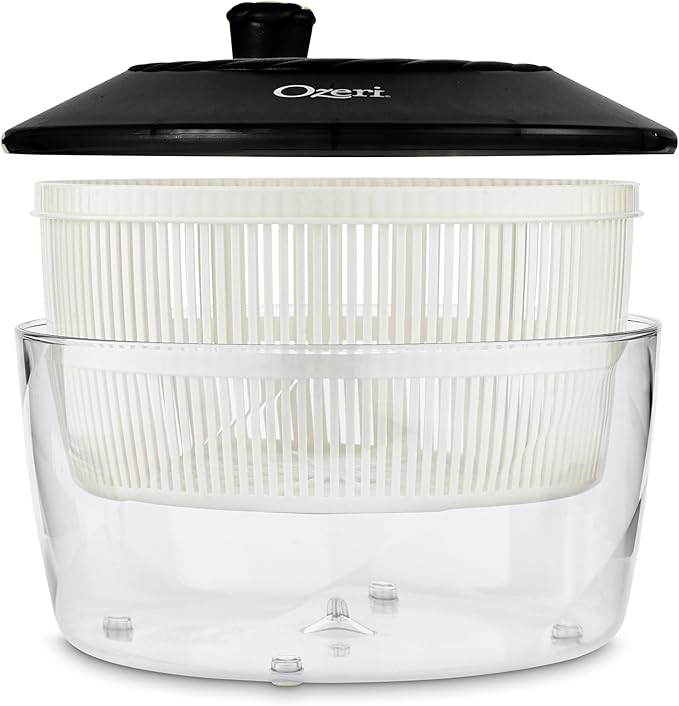 Ozeri Italian Made Fresca Salad Spinner and Serving Bowl, BPA-Free