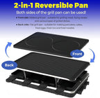 Raclette Grill, Raclette for 8 People, 1300W Electric Grill with 1 Reversible Non-stick Grill Pan & 8 Mini Raclette Cheese Pans & 1 Wooden Spatula, for Indoor Family Barbecue & Party