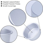 AWTBDP 4 Inch Cake Pan Set of 8, Anodized Aluminum Round Cake Pans with 100 Pcs Parchment Paper Tins Baking Pan for Cheese Cake, Pizza, Quiche, Non Toxic, Leakproof, Easy Pop Out