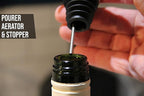 Happy Hour Whimsical Penguin Wine Pourer - Stopper, Aerator, and Perfect Pourer