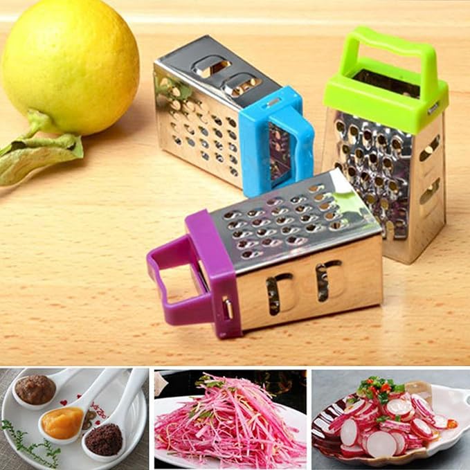 Purple Vegetables Shredder Easy To Use Convenient Stainless Steel Rust Resistant Safe Cheese Grater Kitchen Gadgets，Graters, Peelers and Slicers