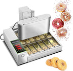 Kolice Commercial 2600pcs/hour Mini 6 Rows Donuts Machine, Doughnut Maker, Frying Donuts Maker, Mini Donut Maker, Street Food Snack Food Equipment