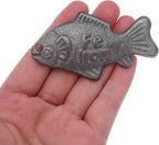 MAGICLULU Cast Iron Fish Cooking Tool 2-Pack Natural Iron Supplement for Vegan Nutrition Athletes Pregnant Women Safe Boost for Cooking Soups and Foods