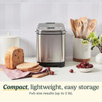 Cuisinart CBK-110C Compact Automatic Bread Maker, Stainless Steel