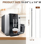 Stainless Steel Milk Pipe Casing with HP1 Adapter, Compatible with Jura Coffee Machine Models:WE8, ENA 8, Micro 90, E6, D6,E6 (CNC),E6 (INTC),E8 (2015)