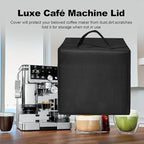 Espresso Machine Dust Cover for Ninja Luxe Café Pro Series ES701/ES601CY/ES601GM Drip Coffee Maker, Luxe Café Machine Lid,Heavy Duty Waterproof Antistatic Nylon Covers Case (Black)
