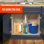 Extra-Large Top-Loading Garbage Bag Holder Dispenser, Bamboo Trash Bag Organizer for Costco-Sized 13-33 Gallon Jumbo Rolls, Under-Sink, Wall-Mounted Storage for Kitchen & Garage