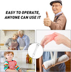 Jar Opener Bottle Opener for Seniors with Arthritis, Multi Retractable Magnetic Can Opener, Jar Grippers for Opening Jars, Kitchen Gadgets for Weak Hands and Senior Arthritis (White)