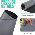 WISELIFE Coffee Mat Super Absorbent Dish Drying Mat Coffee Bar Accessories Large Drying Mats for Kitchen Counter 12" W x 19" L, Grey