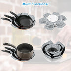 12 Pack Pot & Pan Protectors in 3 Sizes, Stackable Pan Separators to Avoid Scratching or Marring, Cookware Protector Set for Glass Ceramic Plates & Bowls